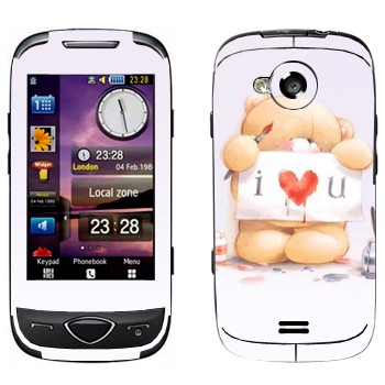   «  - I love You»   Samsung S5560