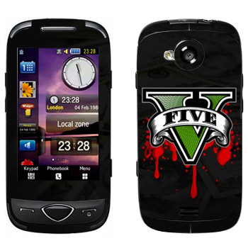   «GTA 5 - logo blood»   Samsung S5560