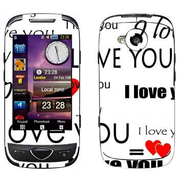   «I Love You -   »   Samsung S5560