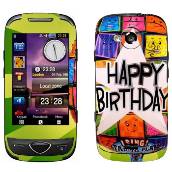   «  Happy birthday»   Samsung S5560