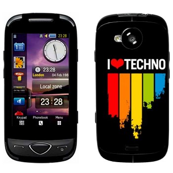   «I love techno»   Samsung S5560