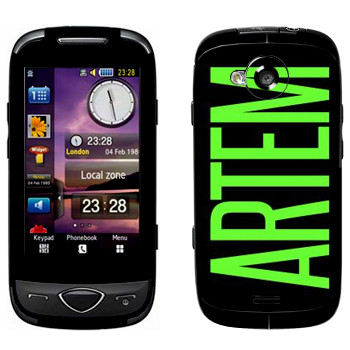   «Artem»   Samsung S5560