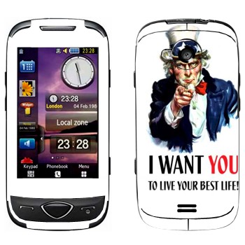   « : I want you!»   Samsung S5560