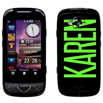   «Karen»   Samsung S5560