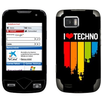   «I love techno»   Samsung S5600