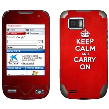   «Keep calm and carry on - »   Samsung S5600