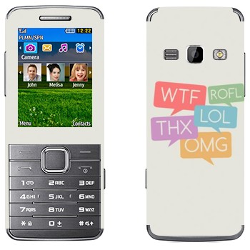   «WTF, ROFL, THX, LOL, OMG»   Samsung S5610