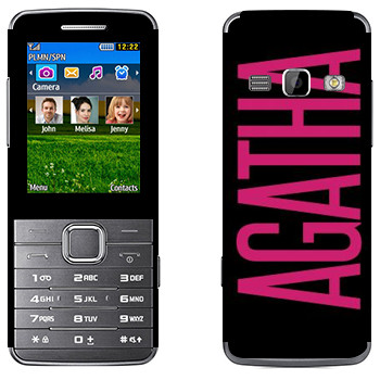  «Agatha»   Samsung S5610