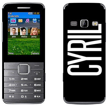   «Cyril»   Samsung S5610