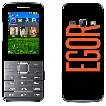   «Egor»   Samsung S5610