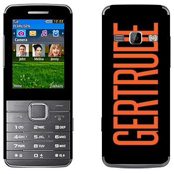   «Gertrude»   Samsung S5610