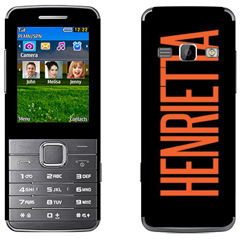   «Henrietta»   Samsung S5610