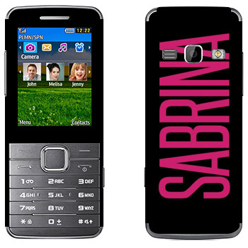   «Sabrina»   Samsung S5610