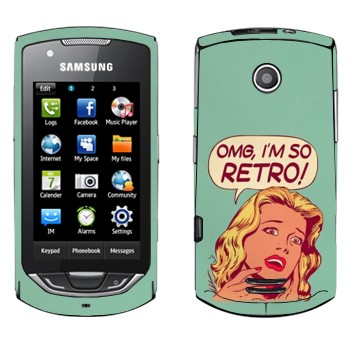   «OMG I'm So retro»   Samsung S5620 Monte