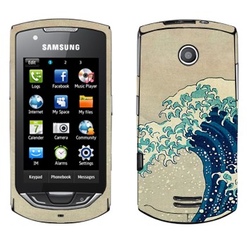   «The Great Wave off Kanagawa - by Hokusai»   Samsung S5620 Monte