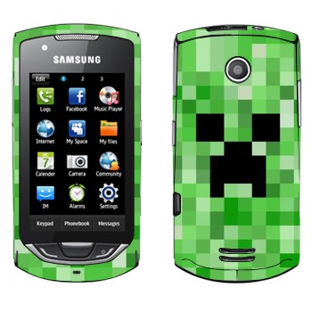   «Creeper face - Minecraft»   Samsung S5620 Monte