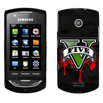   «GTA 5 - logo blood»   Samsung S5620 Monte