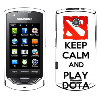   «Keep calm and Play DOTA»   Samsung S5620 Monte