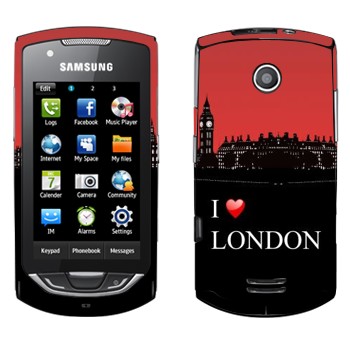   «I love London»   Samsung S5620 Monte
