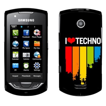   «I love techno»   Samsung S5620 Monte