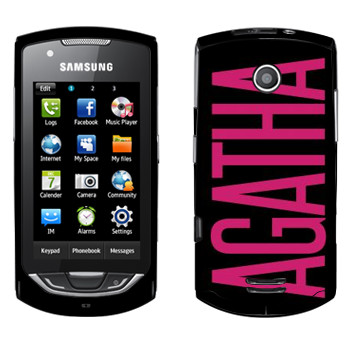   «Agatha»   Samsung S5620 Monte