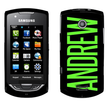   «Andrew»   Samsung S5620 Monte