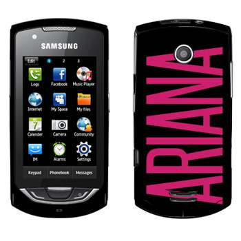   «Ariana»   Samsung S5620 Monte