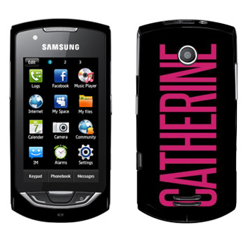   «Catherine»   Samsung S5620 Monte