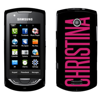   «Christina»   Samsung S5620 Monte