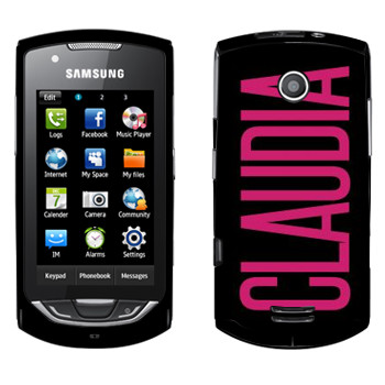   «Claudia»   Samsung S5620 Monte