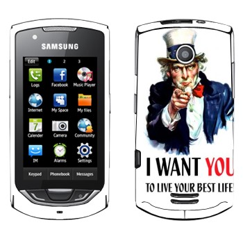   « : I want you!»   Samsung S5620 Monte