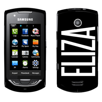   «Eliza»   Samsung S5620 Monte
