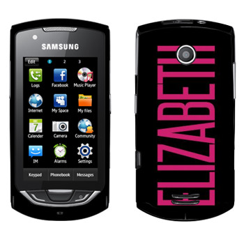   «Elizabeth»   Samsung S5620 Monte