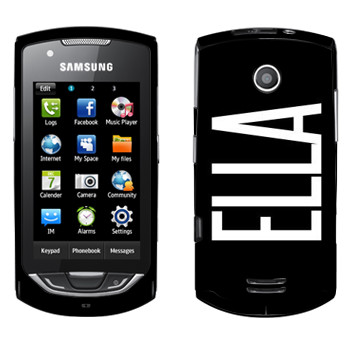   «Ella»   Samsung S5620 Monte