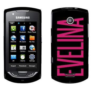   «Evelina»   Samsung S5620 Monte
