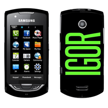   «Igor»   Samsung S5620 Monte