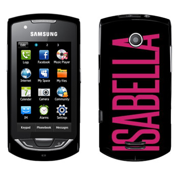   «Isabella»   Samsung S5620 Monte