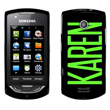   «Karen»   Samsung S5620 Monte