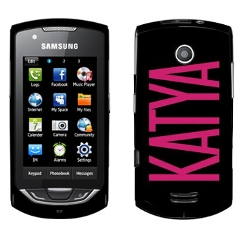   «Katya»   Samsung S5620 Monte