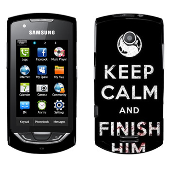   «Keep calm and Finish him Mortal Kombat»   Samsung S5620 Monte