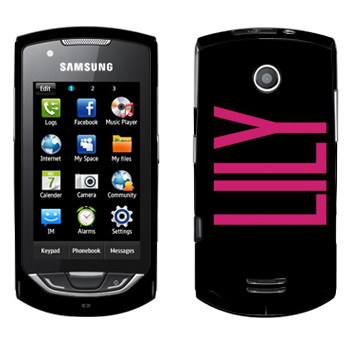   «Lily»   Samsung S5620 Monte