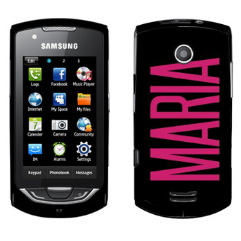   «Maria»   Samsung S5620 Monte