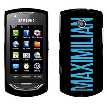   «Maximilian»   Samsung S5620 Monte