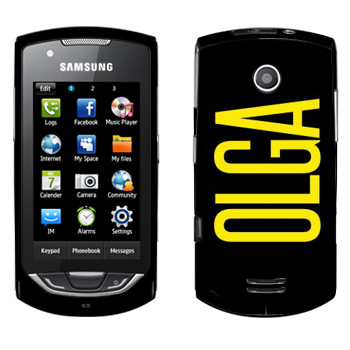   «Olga»   Samsung S5620 Monte