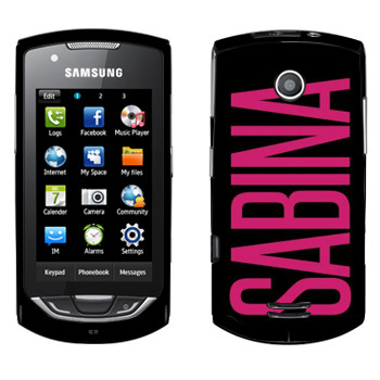   «Sabina»   Samsung S5620 Monte