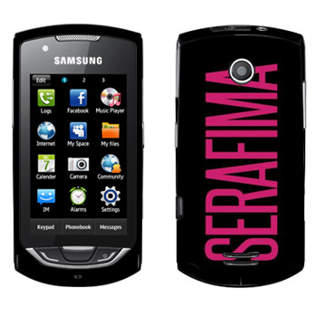  «Serafima»   Samsung S5620 Monte