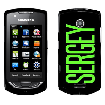   «Sergey»   Samsung S5620 Monte