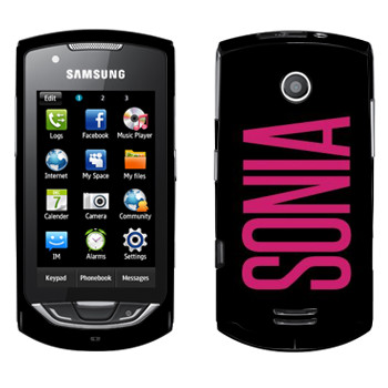   «Sonia»   Samsung S5620 Monte