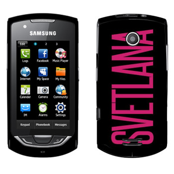   «Svetlana»   Samsung S5620 Monte