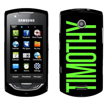   «Timothy»   Samsung S5620 Monte